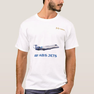 T-shirt Avion à réaction Learjet ABS Jets Airlines