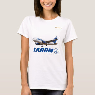 T-shirt Avion Airbus A319 TAROM Air Transport
