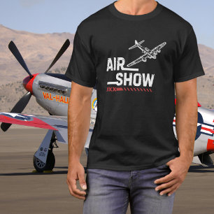 T-shirt Avion Ancien B-17 Spectacle Aérien Militaire WWII