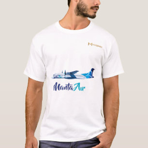 T-shirt Avion ATR72 de Manta Air  