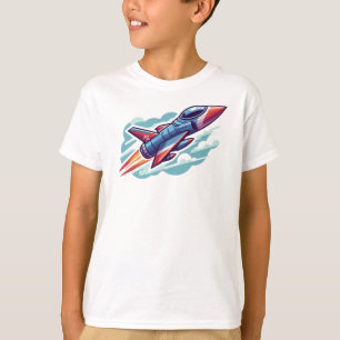 T-shirt avion/avion de chasse