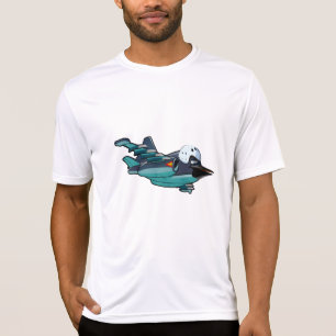 T-shirt Avion de caricature