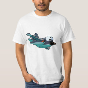 T-shirt Avion de caricature