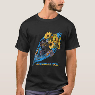 T-shirt Avion de chasse des Forces Aériennes Ukrainiennes