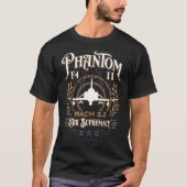 T-shirt Avion de combat classique F-4 Phantom II (Devant)