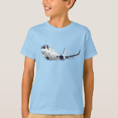 T-shirt Avion de dessin (Devant)