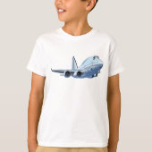 T-shirt Avion de dessin (Devant)
