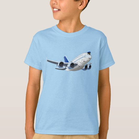 T-shirt Avion de dessin (Devant)
