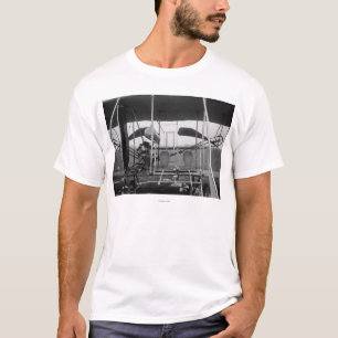 T-shirt Avion de frères de Wright avec le pilote et