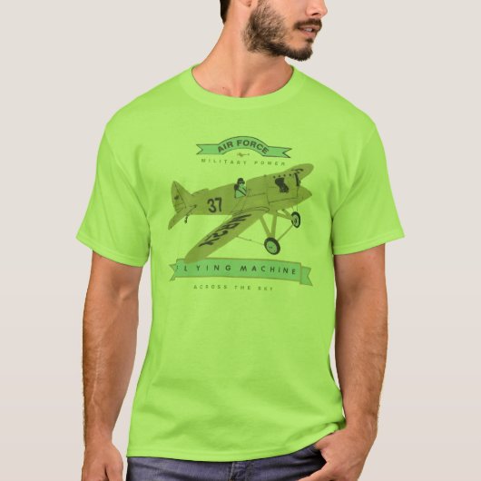 T-shirt Avion de la force aérienne (Devant)