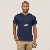 T-shirt Avion de papier BLANC (Devant entier)