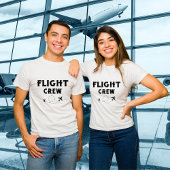 T-shirt Avion d'équipage de conduite volant Vacances moder