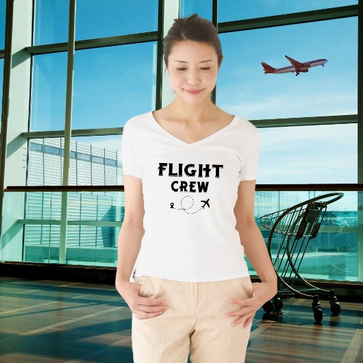 T-shirt Avion d'équipage de conduite volant Vacances moder