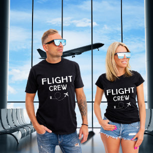 T-shirt Avion d'équipage de conduite volant Vacances moder