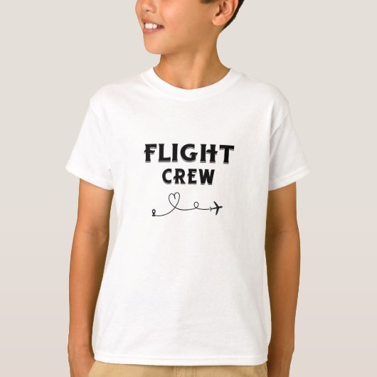 T-shirt Avion d'équipage de conduite volant Vacances moder (Devant)