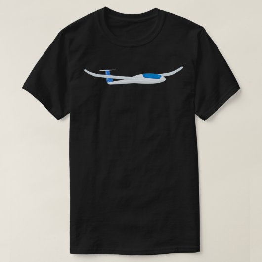 T-shirt Avion Glider PlaneurTShirt (Design devant)