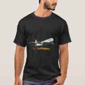T-shirt Avion Lufthansa A380 (Devant)