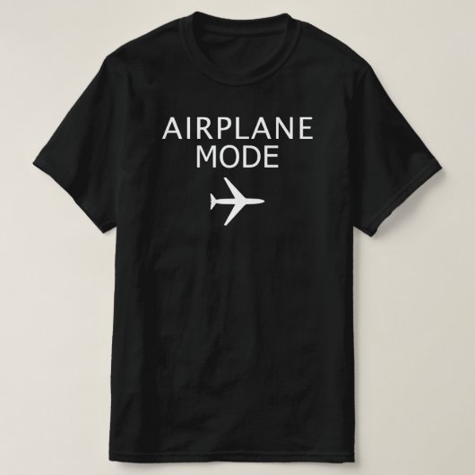 T-shirt Avion Mode drôle Voyage (Design devant)