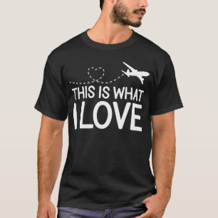 T-shirt Avion Pilote Avion Avion Aviation C'est ce que j'a