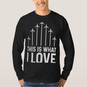 T-shirt Avion Pilote Avion Avion Aviation C'est ce que j'a