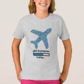 T-shirt avion "Pilote en cours" (Devant)