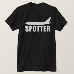 T-shirt Avion plat d'observateur