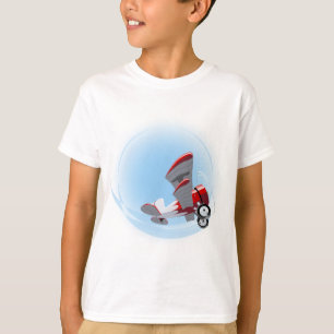 T-shirt Avion rétro de dessin