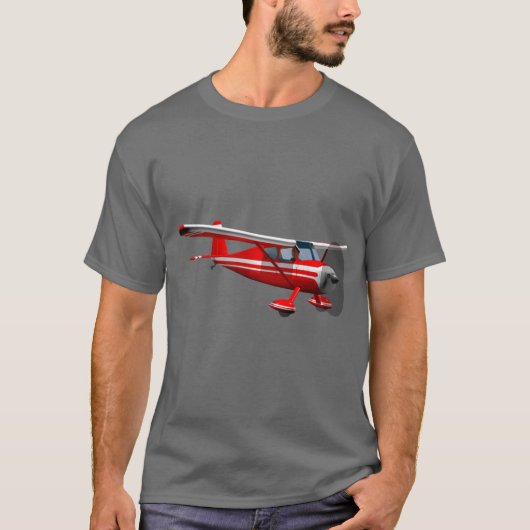 T-shirt Avion rouge (Devant)