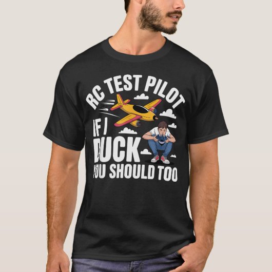 T-shirt Avion télécommandé RC drôle (Devant)