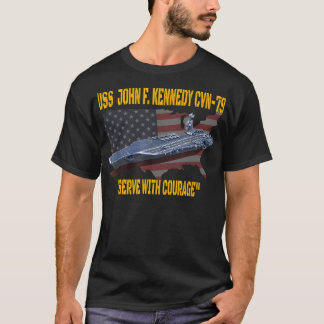 T-shirt Avion USS John F. Kennedy CVN 79 Vetera