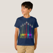 T-shirt Avions de chasse impressionnants (Devant entier)