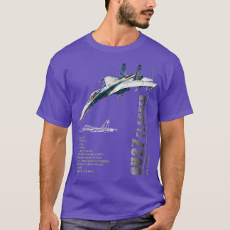 T-shirt Avions de chasse SU27 FlankerSpec