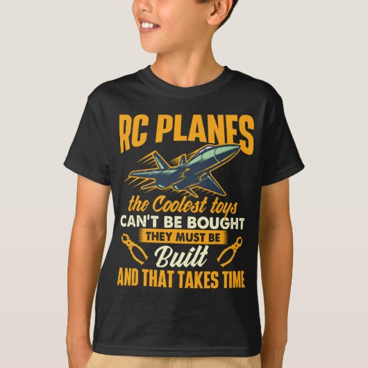 T-shirt Avions RC Les jouets les plus froids ne peuvent pa (Devant)