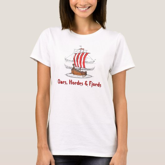 T-shirt Avirons, hordes et fjords (Devant)