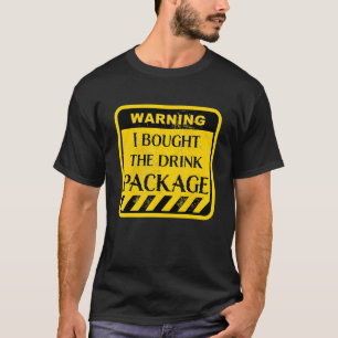T-shirt Avis de croisière a acheté le forfait boisson 2022