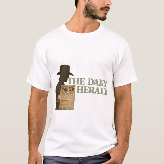 T-shirt Avis de Recherche Voulu (Devant)