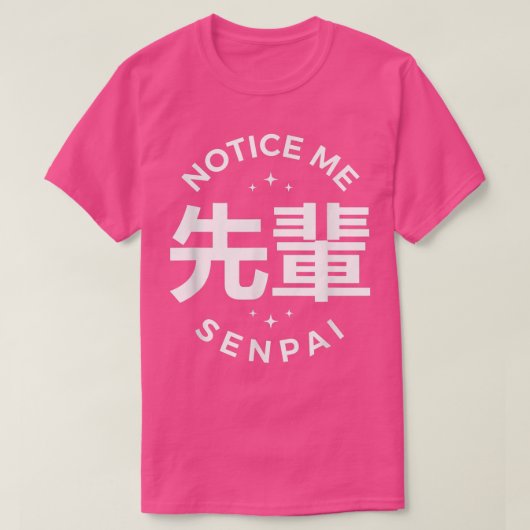 T-shirt Avis Me Senpai (Design devant)