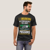T-shirt Avis Opossum Déchet Chat Possum (Devant entier)