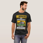 T-shirt Avis Opossum Déchets Chat Possum (Devant entier)