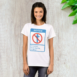 T-shirt Avis Tous Les Visiteurs