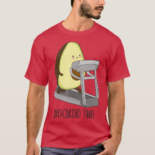 T-shirt Avo Cardio Time Amusant Avocado Fitness