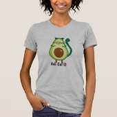 T-shirt Avo-Cat-O Funny Mignonne Chemise, Geeky Avocado Lo (Devant)