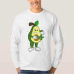 T-shirt Avocado as Hairdresser with Razor<br><div class="desc">This design is the perfect gift for a birthday,  Christmas and other celebrations. It is suitable for women,  men and kids.</div>