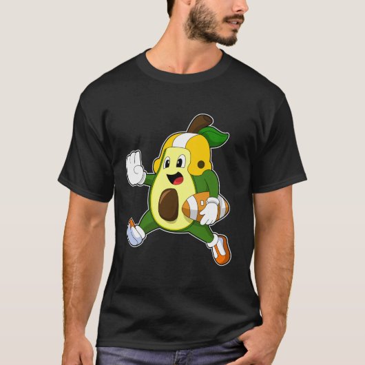 T-shirt Avocado au football (Devant)
