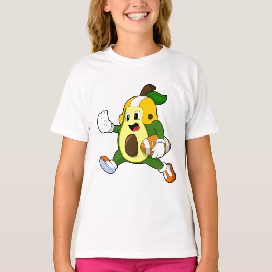T-shirt Avocado au football (Devant)