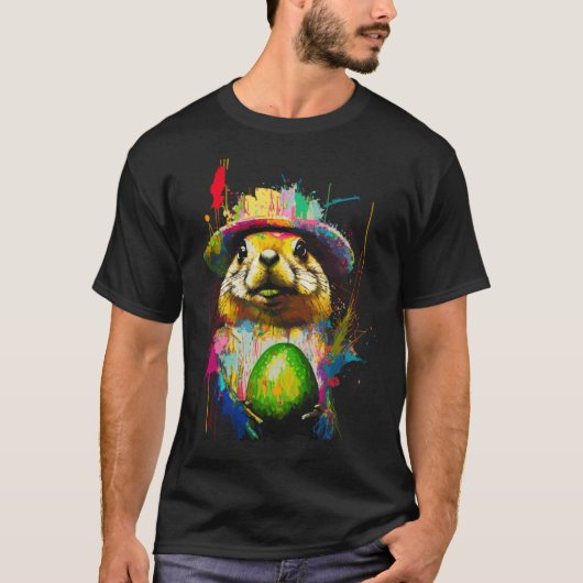 T-shirt Avocado avec le chien mexicain des Prairies Cinco (Devant)