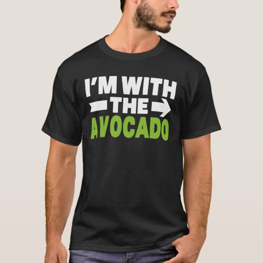 T-shirt Avocado Avec Toast Correspondant Costume Halloween (Devant)