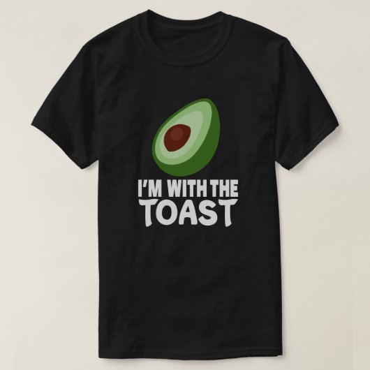 T-shirt Avocado Avec Toast Correspondant Costume Halloween (Design devant)