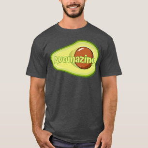 T-shirt Avocado Avomazing Vegan Végétarien Sain Food Av