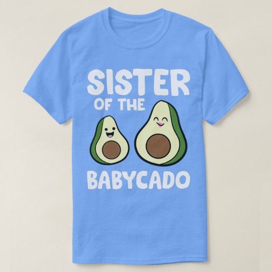 T-shirt Avocado Baby Pregnancy Soeur Du Babycado Avoc (Design devant)